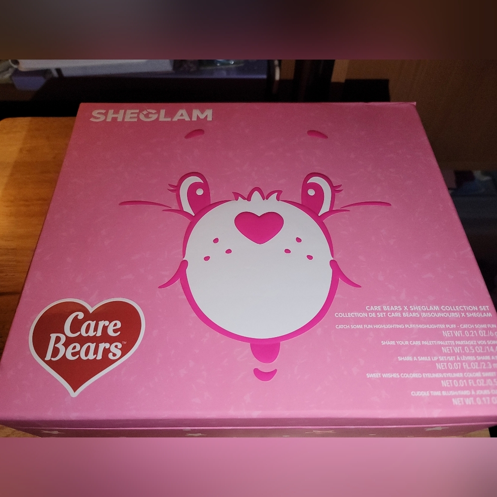 She glam x carebear makeup collection